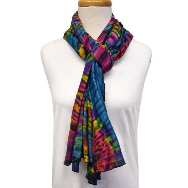 Picture of tie dye lolly scarf