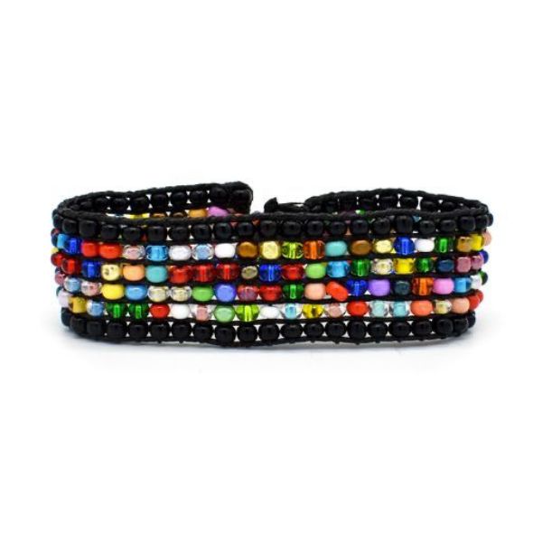 Picture of beaded gumdrop magnet bracelet