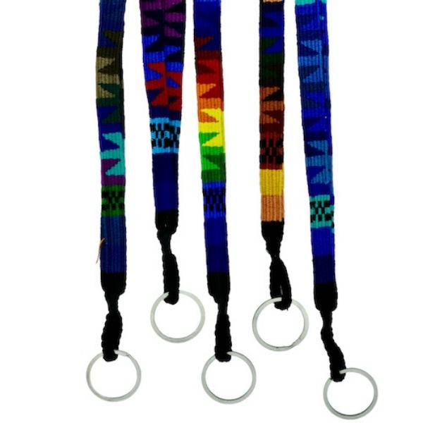 Picture of woven cotton lanyard