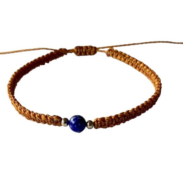 Picture of lapis beaded bracelet