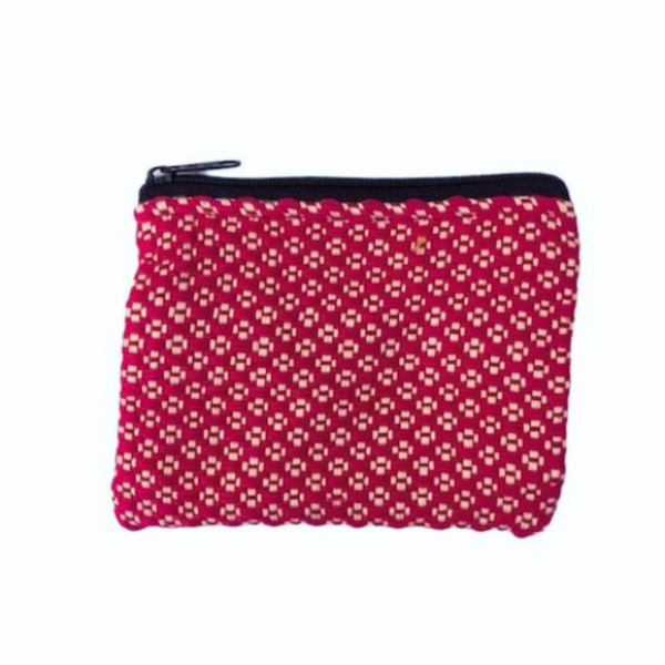 Picture of florecita woven cotton coin purse