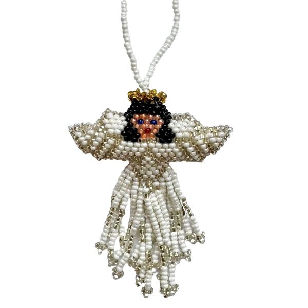 Picture of beaded holiday ornament