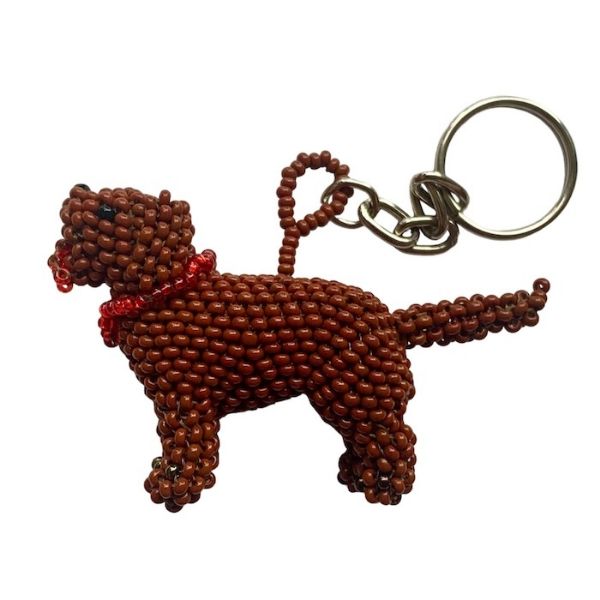 Picture of deluxe beaded keychain - garden life