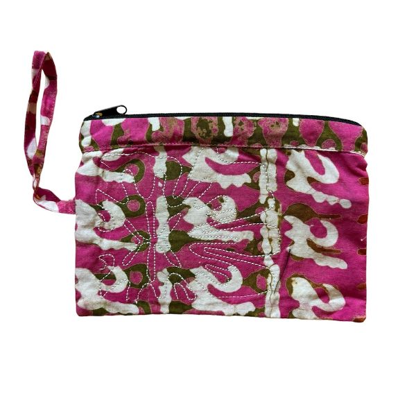 Picture of batik floral clutch