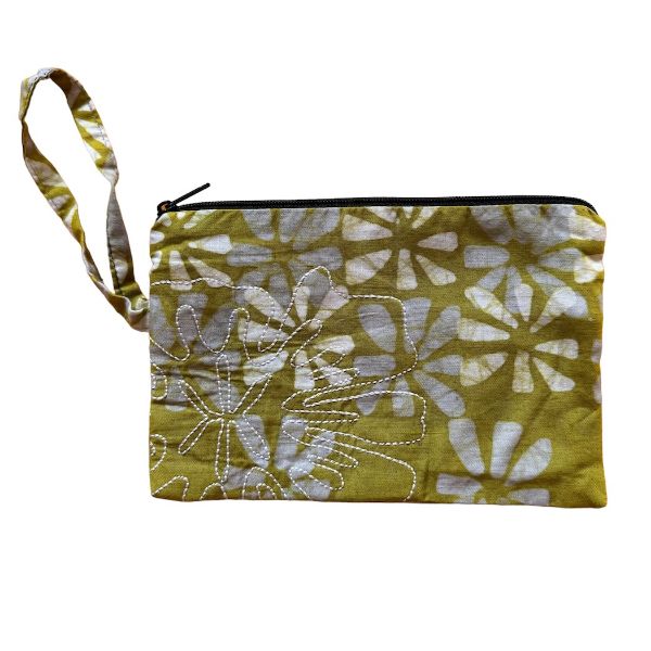 Picture of batik floral clutch