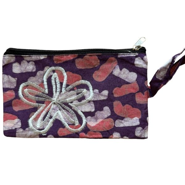 Picture of batik floral clutch - mini