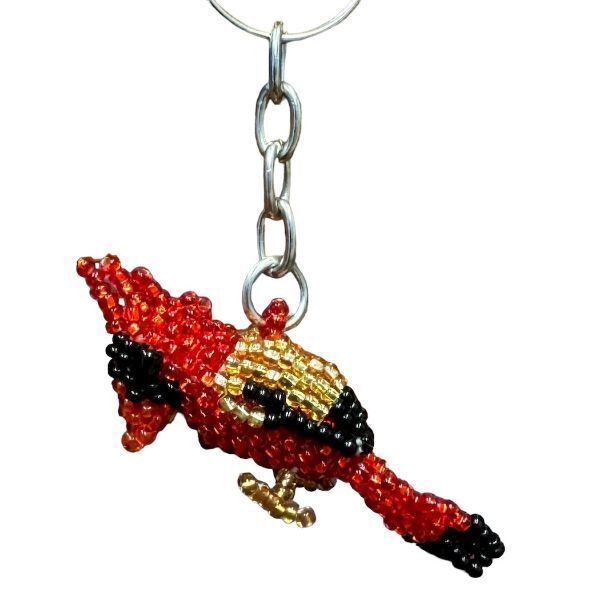 Picture of beaded keychain