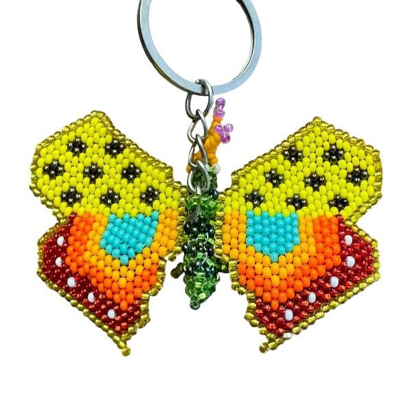 Picture of deluxe beaded keychain - garden life