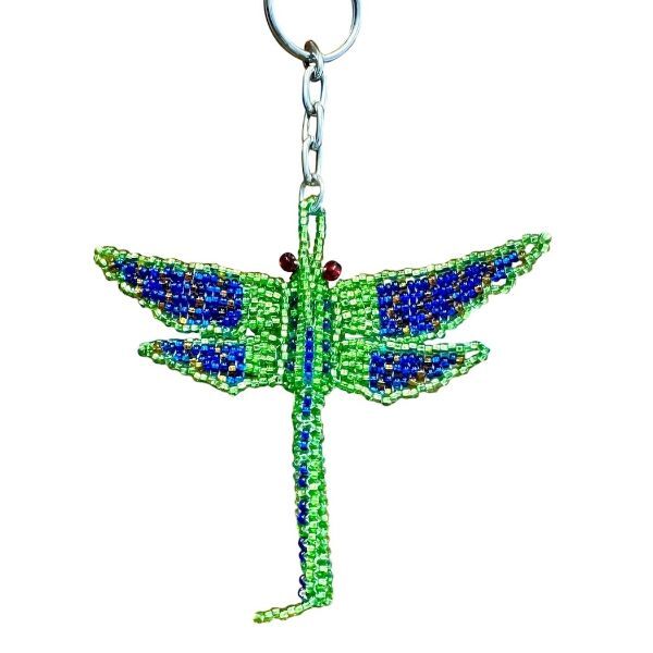 Picture of deluxe beaded keychain - garden life