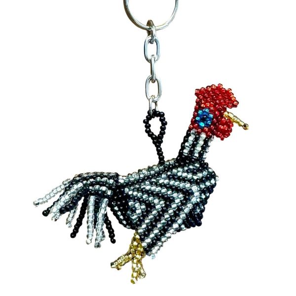 Picture of deluxe beaded keychain - garden life