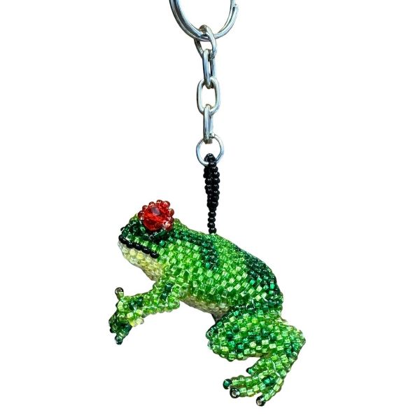 Picture of deluxe beaded keychain - garden life